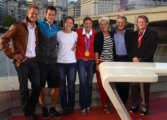 2012: Familie Spirig feiert in London die Olympiasiegerin