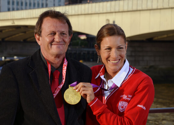 2012: coach Brett Sutton with his athlete